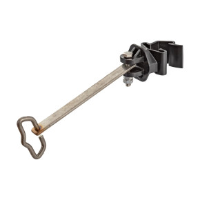 Ъглов изолатор за T-post стълб, за шнур и лента - изображение 1