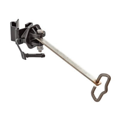 Ъглов изолатор за T-post стълб, за шнур и лента - изображение 2