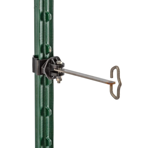 Ъглов изолатор за T-post стълб, за шнур и лента - изображение 8