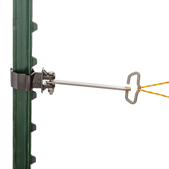 Ъглов изолатор за T-post стълб, за шнур и лента - изображение 13