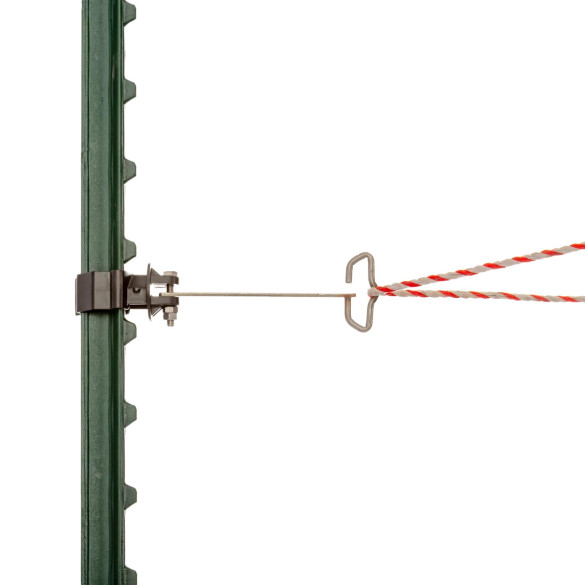Ъглов изолатор за T-post стълб, за шнур и лента - изображение 14