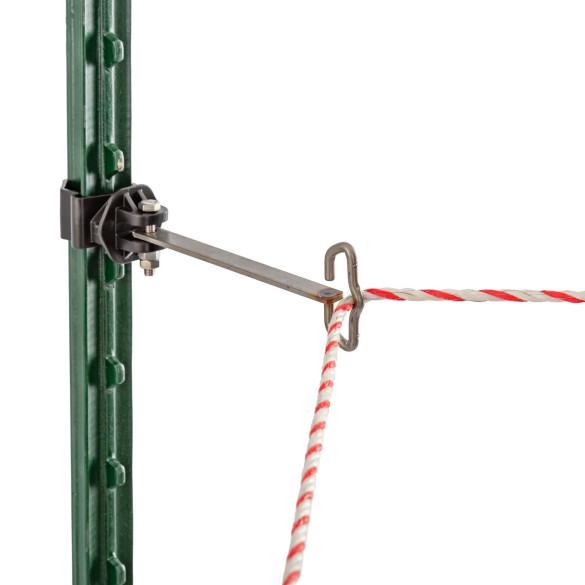 Ъглов изолатор за T-post стълб, за шнур и лента - изображение 15