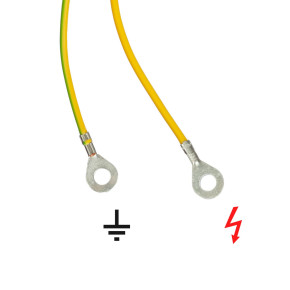 Свързващ кабел между импулсния генератор и електрическата ограда + кабел за заземяване - изображение 1 2