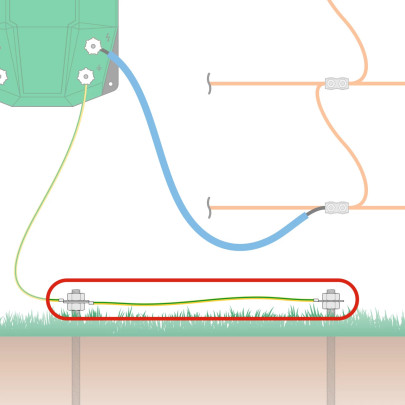 Свързващ кабел за многоточково заземяване със заземителни колчета M12 - изображение 5