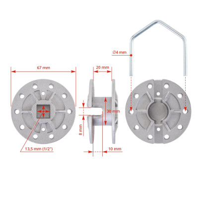 Въртящ се обтегач за тел - изображение 5