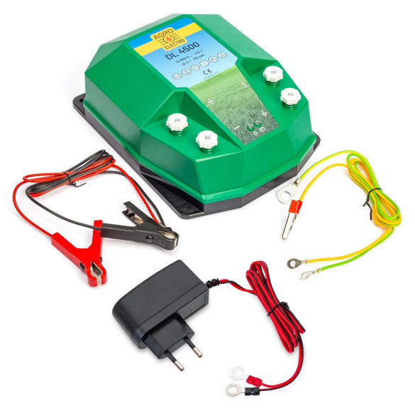 Енергизатор (генератор на импулси) за електропастир DL 4500 4,5 джаула с мрежов адаптер 230/12 V - изображение 2