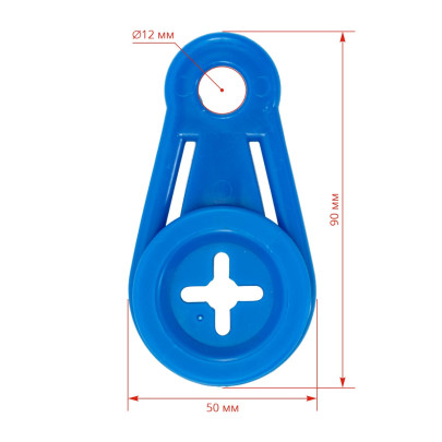 Пръстен за закрепване с клинове на платнището за бали сено - изображение 5