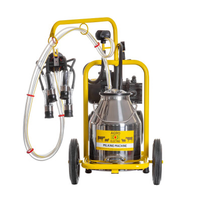 Агрегат за доене на крави с 30-литров гюм от неръждаема стомана - изображение 2