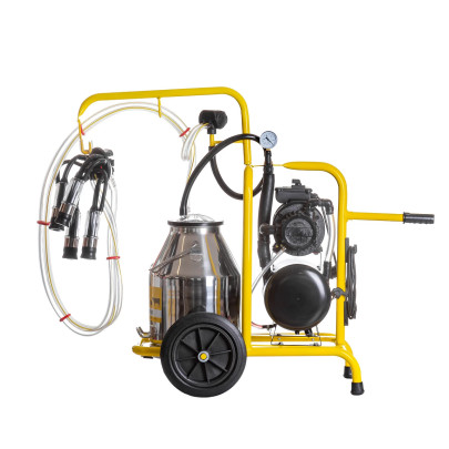 Агрегат за доене на крави с 30-литров гюм от неръждаема стомана - изображение 3