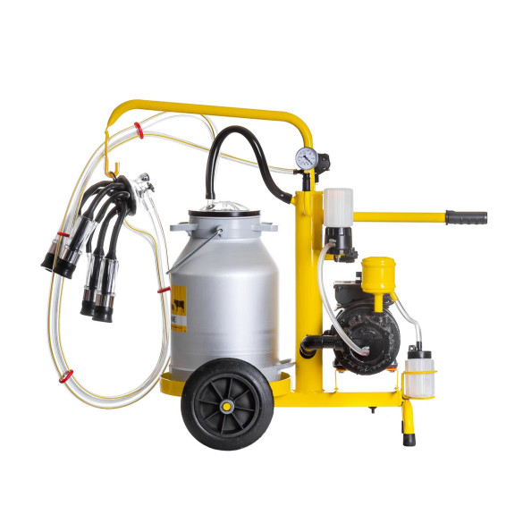 Доилен агрегат за крави с 25-литров алуминиев гюм, екологичен - изображение 2