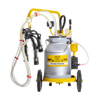 Доилен агрегат за крави с 25-литров алуминиев гюм, екологичен - изображение 3