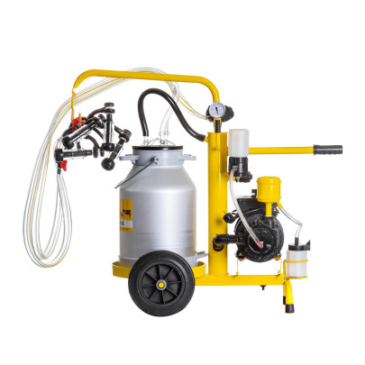 Агрегат за доене на овце с 2 станции и алуминиев гюм 25 литра, екологичен - изображение 2