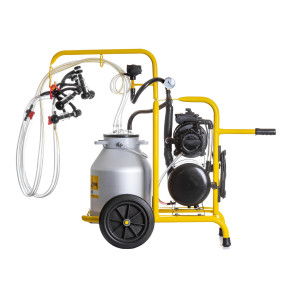 Агрегат за доене на овце с 2 станции и алуминиев гюм 30 литра - изображение 1 2