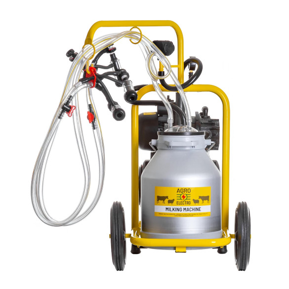 Агрегат за доене на овце с 2 станции и алуминиев гюм 30 литра - изображение 3