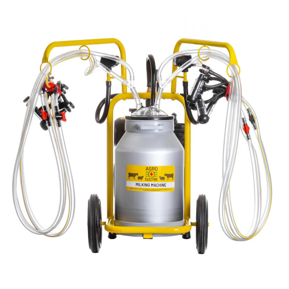 Агрегат за доене на овце с 4 станции и алуминиев гюм 40 литра - изображение 3