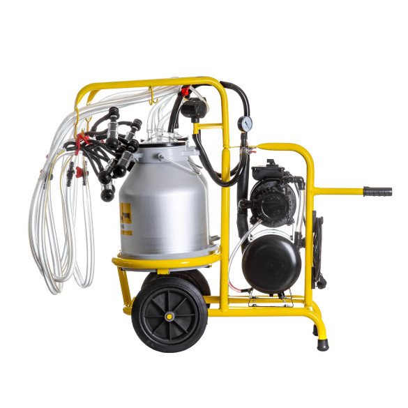 Агрегат за доене на овце с 4 станции и 2 алуминиеви гюма по 30 литра - изображение 2