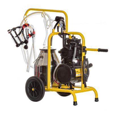 Доилен агрегат за кози, 2 станции, 1 гюм от неръждаема стомана, 30 литра - изображение 4