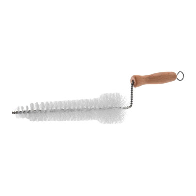 Спираловидна четка за почистване на маншоните (доилните чорапи) с дървена дръжка, 40 см - изображение 2