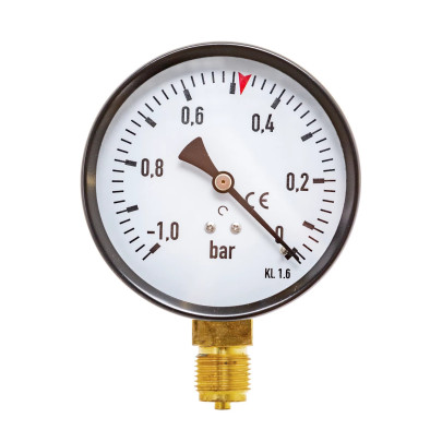 Вакуумметър, 100 мм, 1/2 цола - изображение 2