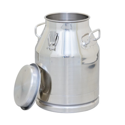 Гюм за транспортиране на за мляко от неръждаема стомана с капак с клипс, 30 литра - изображение 4