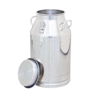 Гюм за транспортиране на за мляко от неръждаема стомана с капак с клипс, 40 литра - изображение 4