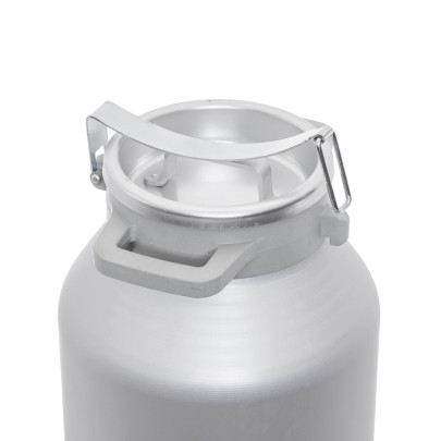 Алуминиев гюм за транспортиране на мляко, с капак със закопчалка, 30 литра - изображение 4