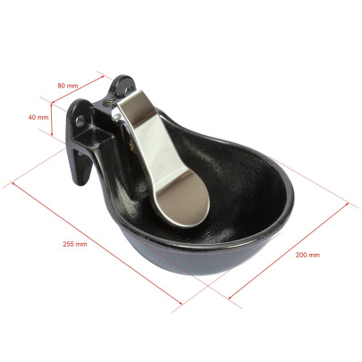 Автоматична чугунена поилка 1,5 литра - изображение 5