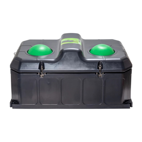 Двойна поилка за едър рогат добитък и коне, с плаващи топки против замръзване, 100 литра - изображение 2