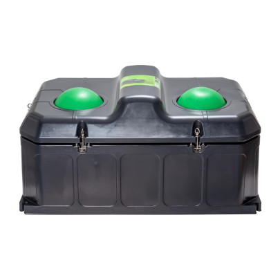 Двойна поилка за едър рогат добитък и коне, с плаващи топки против замръзване, 100 литра - изображение 2