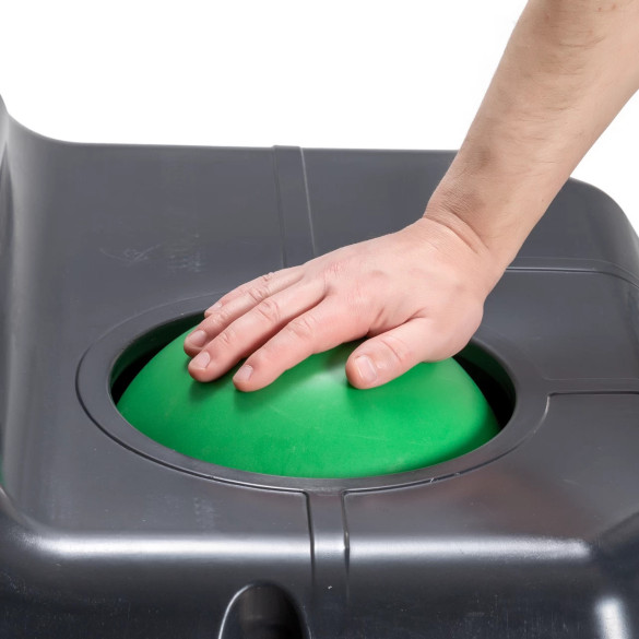 Двойна поилка за едър рогат добитък и коне, с плаващи топки против замръзване, 100 литра - изображение 5