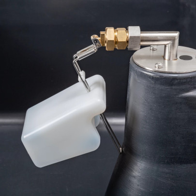 Двойна поилка за едър рогат добитък и коне, с плаващи топки против замръзване, 100 литра - изображение 8