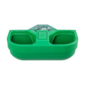 Двойна пластмасова поилка с постоянно ниво, 58 литра - изображение 1 2