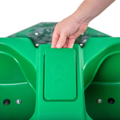 Двойна пластмасова поилка с постоянно ниво, 58 литра - изображение 4