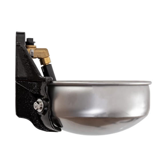 Поилка от чугун и неръждаема стомана с цилиндричен клапан, 5 литра - изображение 3