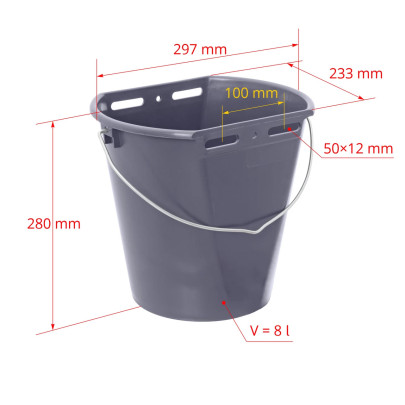 Кофа за кърмене на телета, 8 литра - изображение 6