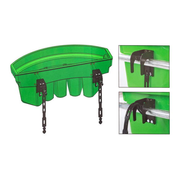 Поилка за телета с 5 гумени биберона, 30 литра - изображение 10