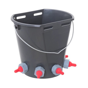 Кофа за кърмене на агнета и ярета с 5 биберона, 8 литра - изображение 1