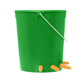 Кофа за кърмене на агнета и ярета с 6 биберона, 8 литра - изображение 1 2