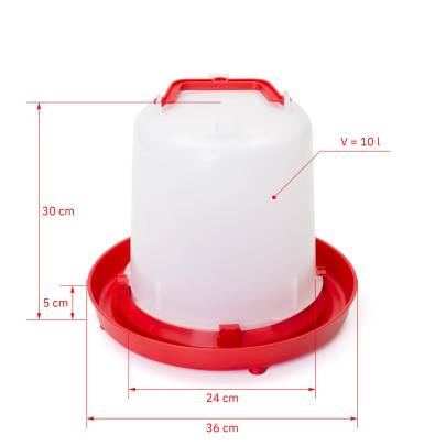 Поилка за пилета тип "камбана", 10 литра - изображение 7