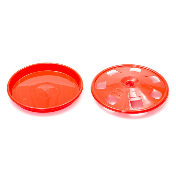 Кръгла поилка с PET бутилка, за пилета - изображение 4