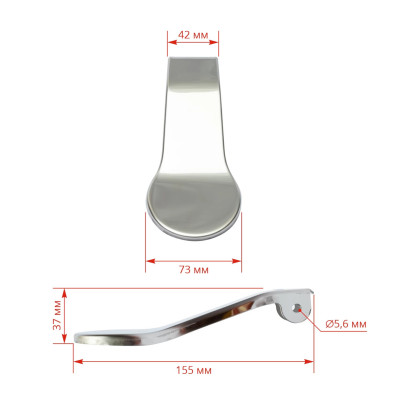 Клапа (език) от неръждаема стомана за поилка 1,5 литра - изображение 5