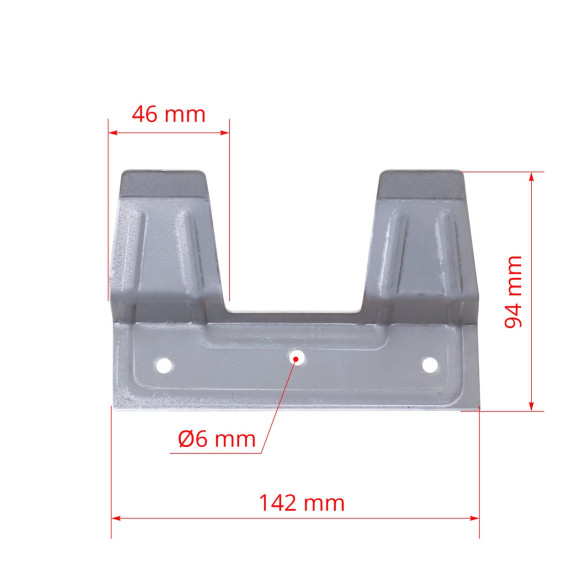 Метална конзола за кофа за кърмене - изображение 4