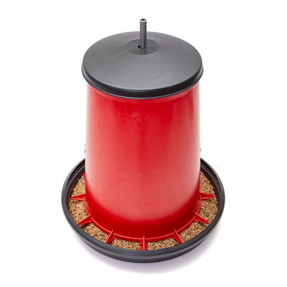 Хранилка за пилета от висококачествена пластмаса, 9 литра - изображение 2