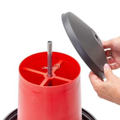 Хранилка за пилета от висококачествена пластмаса, 9 литра - изображение 4