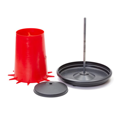 Хранилка за пилета от висококачествена пластмаса, 9 литра - изображение 5