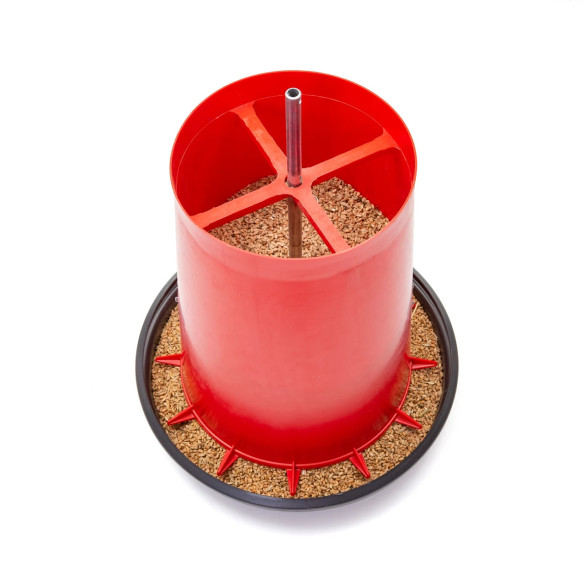 Хранилка за пилета от висококачествена пластмаса, 20 литра - изображение 3