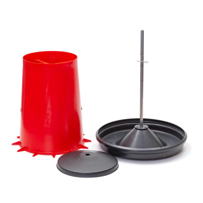 Хранилка за пилета от висококачествена пластмаса, 20 литра - изображение 5