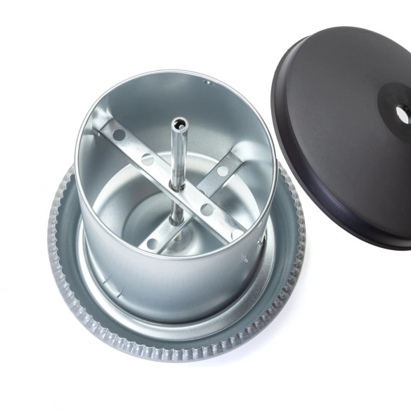 Хранилка за възрастни птици, галванизиран метал, 8 л - изображение 3