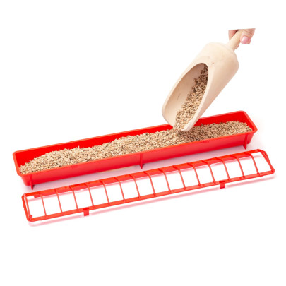 Хранилка за пилета, дължина 50 см, вместимост 1,5 литра - изображение 4