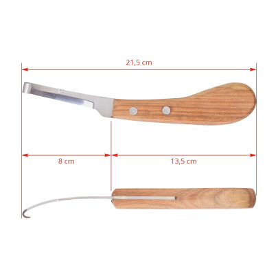 Нож за копита с двустранно острие - изображение 6